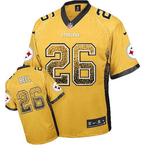وزة Men's Nike Pittsburgh Steelers #26 Le'Veon Bell Elite Gold Drift ... وزة